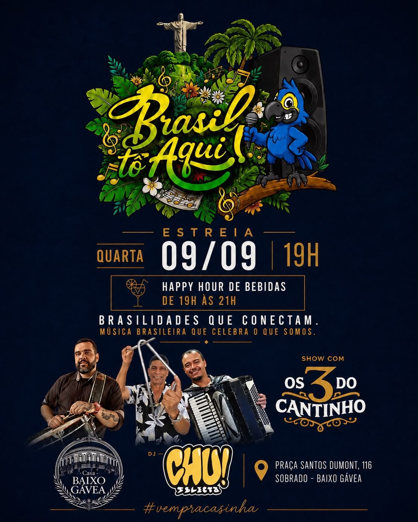 Flyer: Brasil tô Aqui!