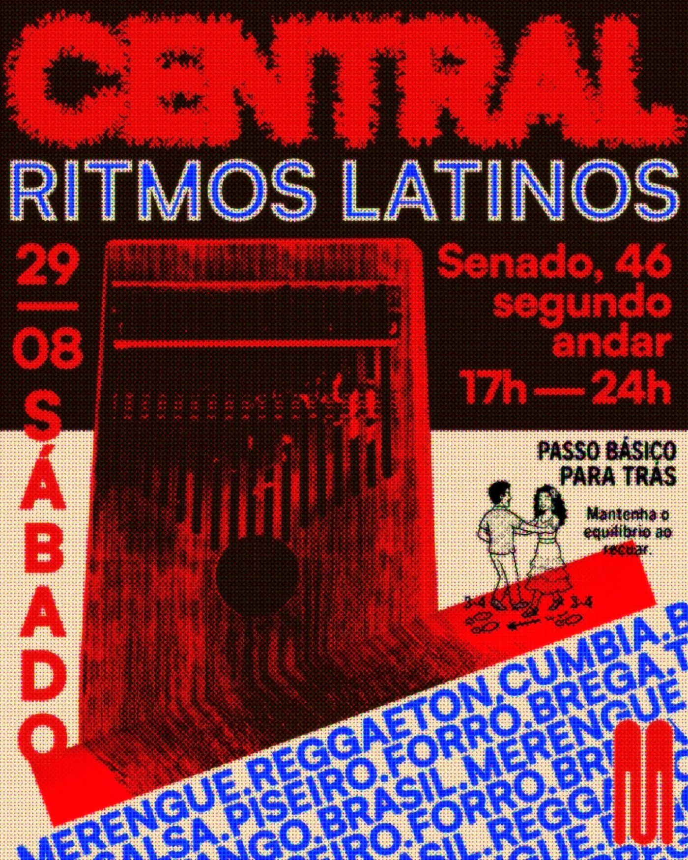 Flyer: Central - Ritmos Latinos