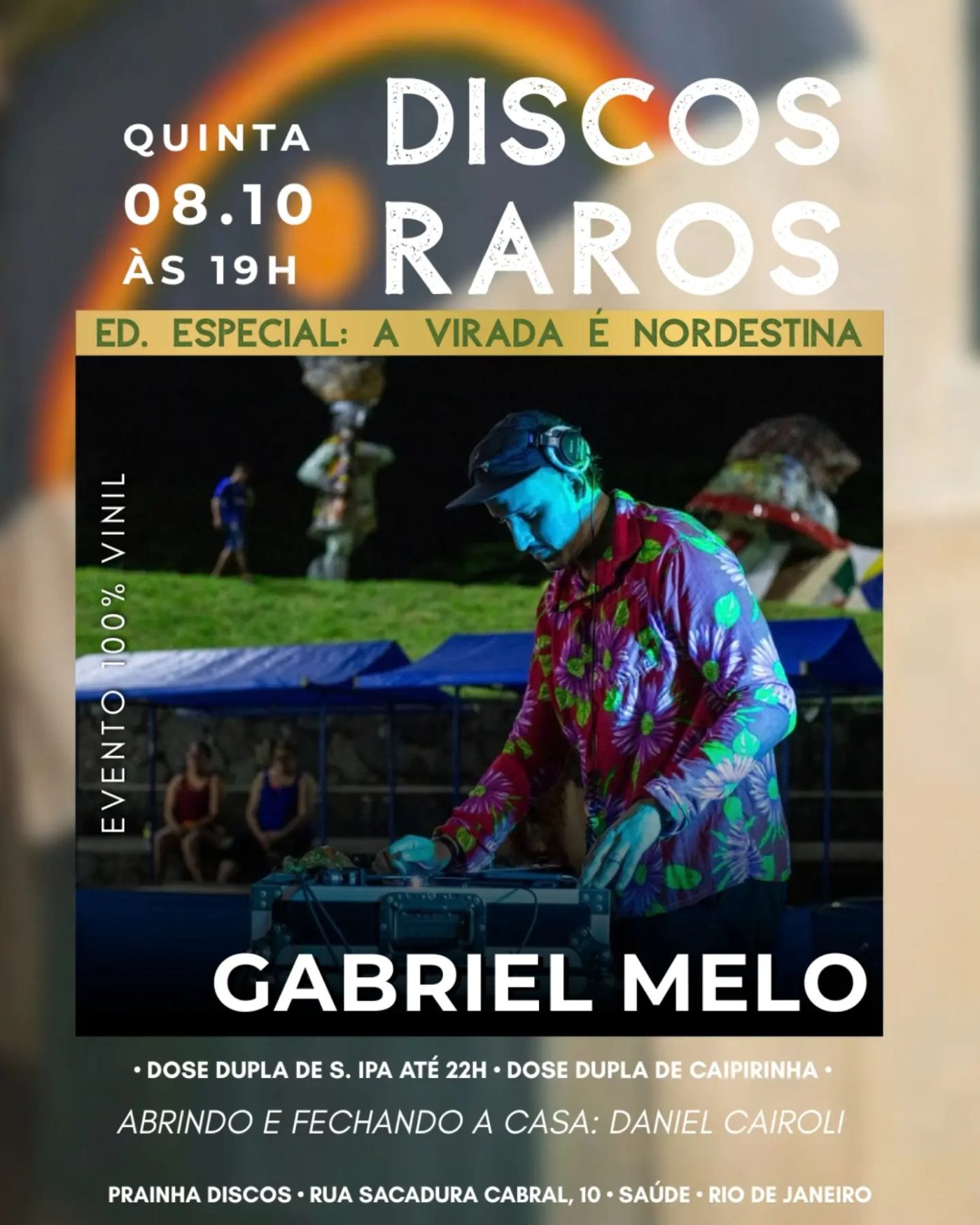 Flyer: Discos Raros: A Virada é Nordestina