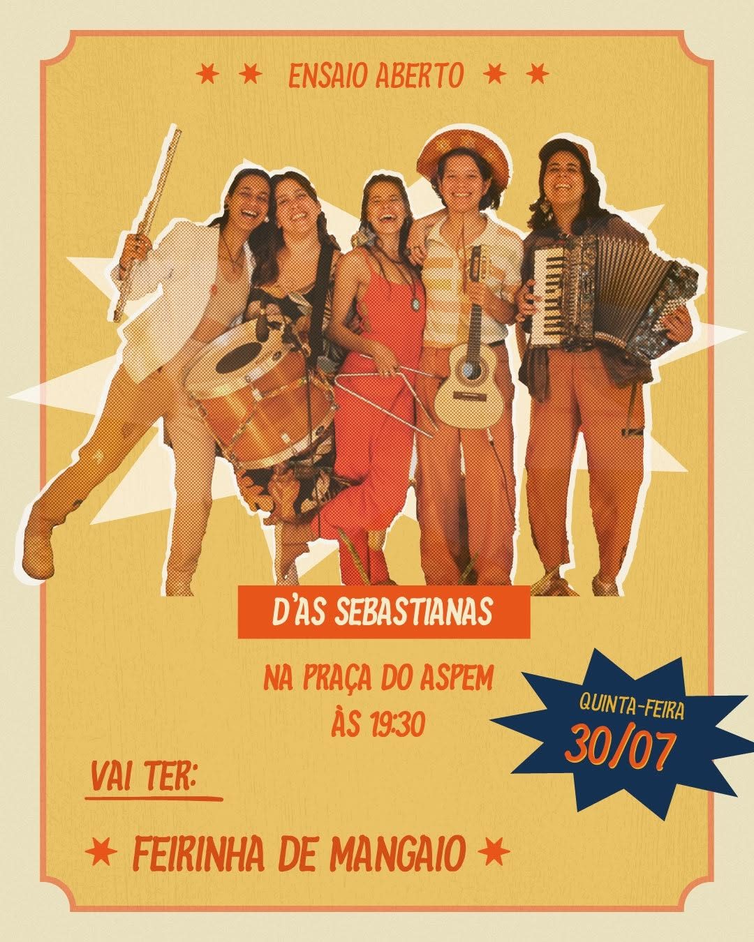 Flyer: Ensaio Aberto D'As Sebastianas