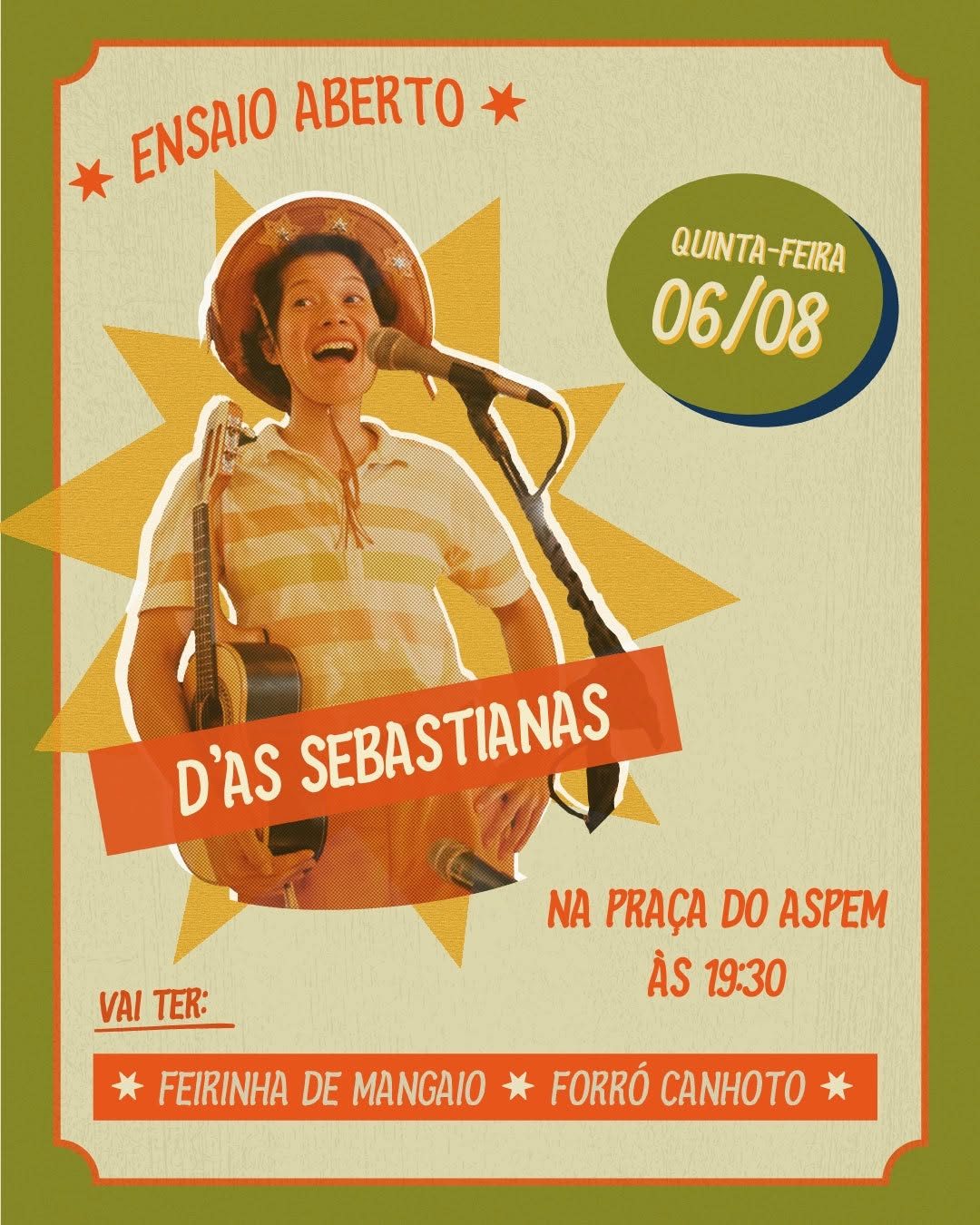 Flyer: Ensaio Aberto D'As Sebastianas