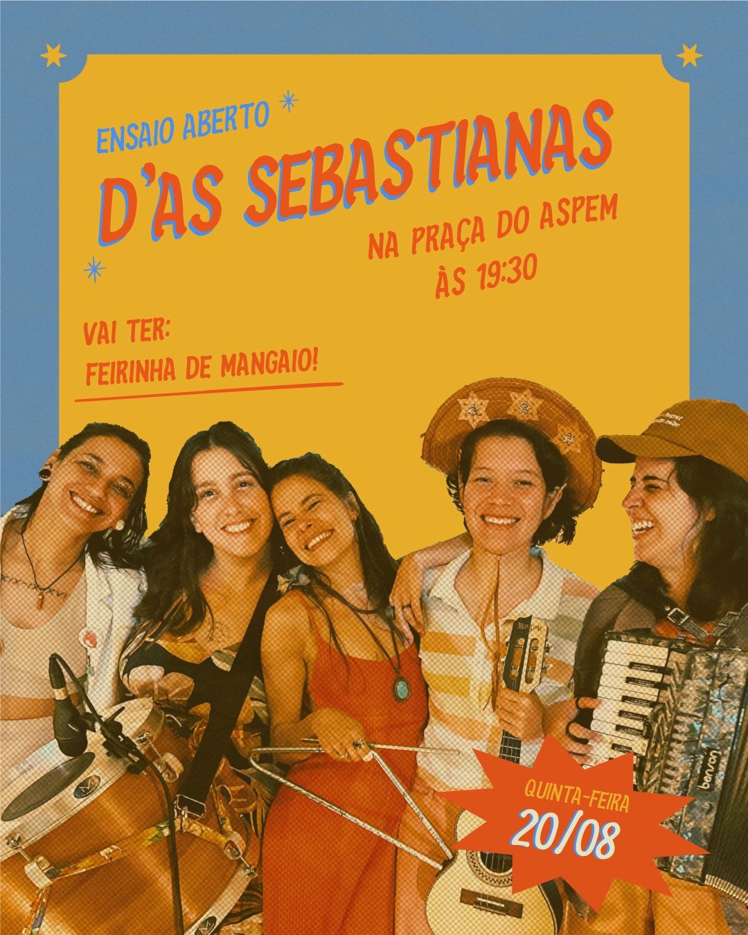 Flyer: Ensaio Aberto D'As Sebastianas
