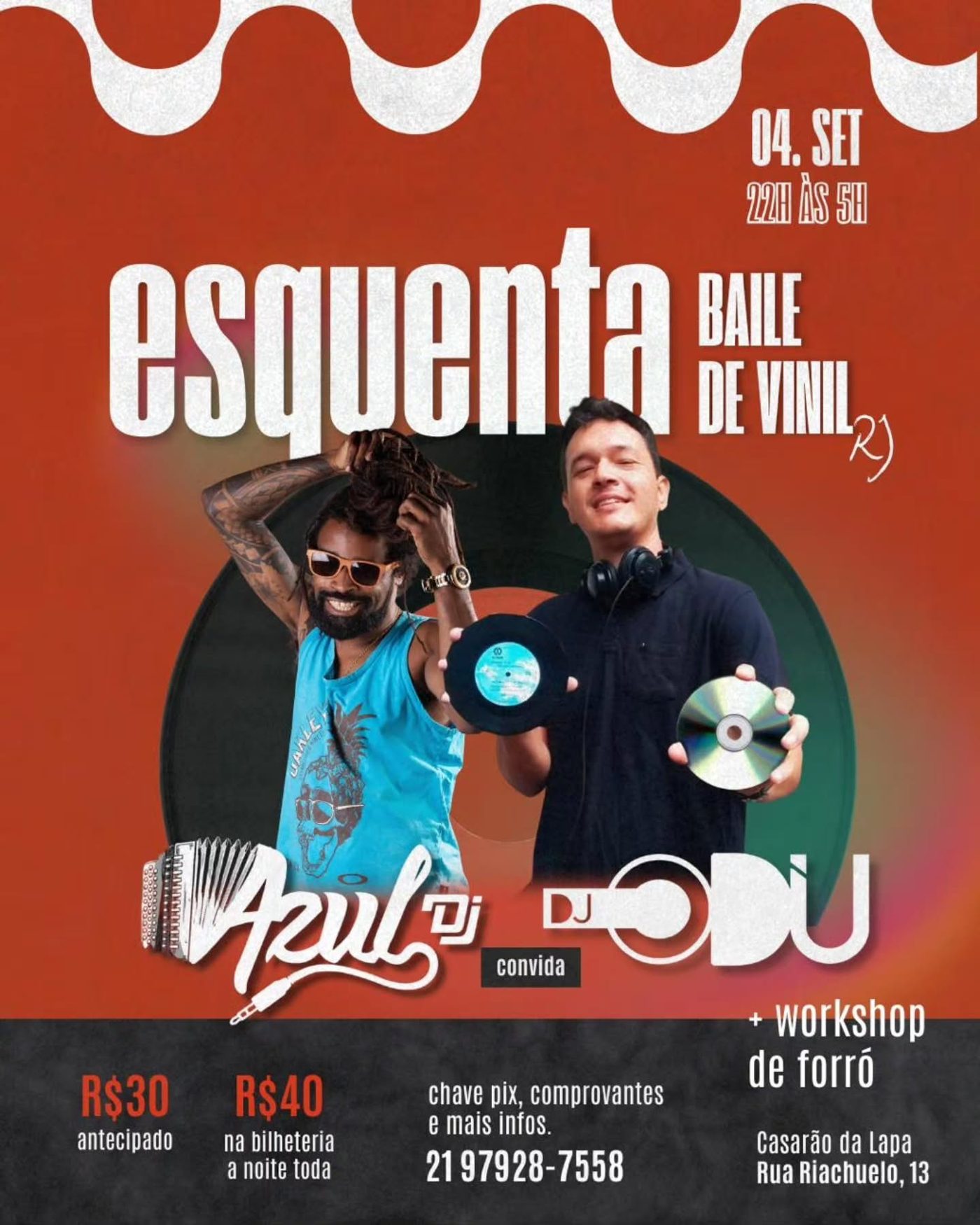 Flyer: Esquenta do Baile de Vinil