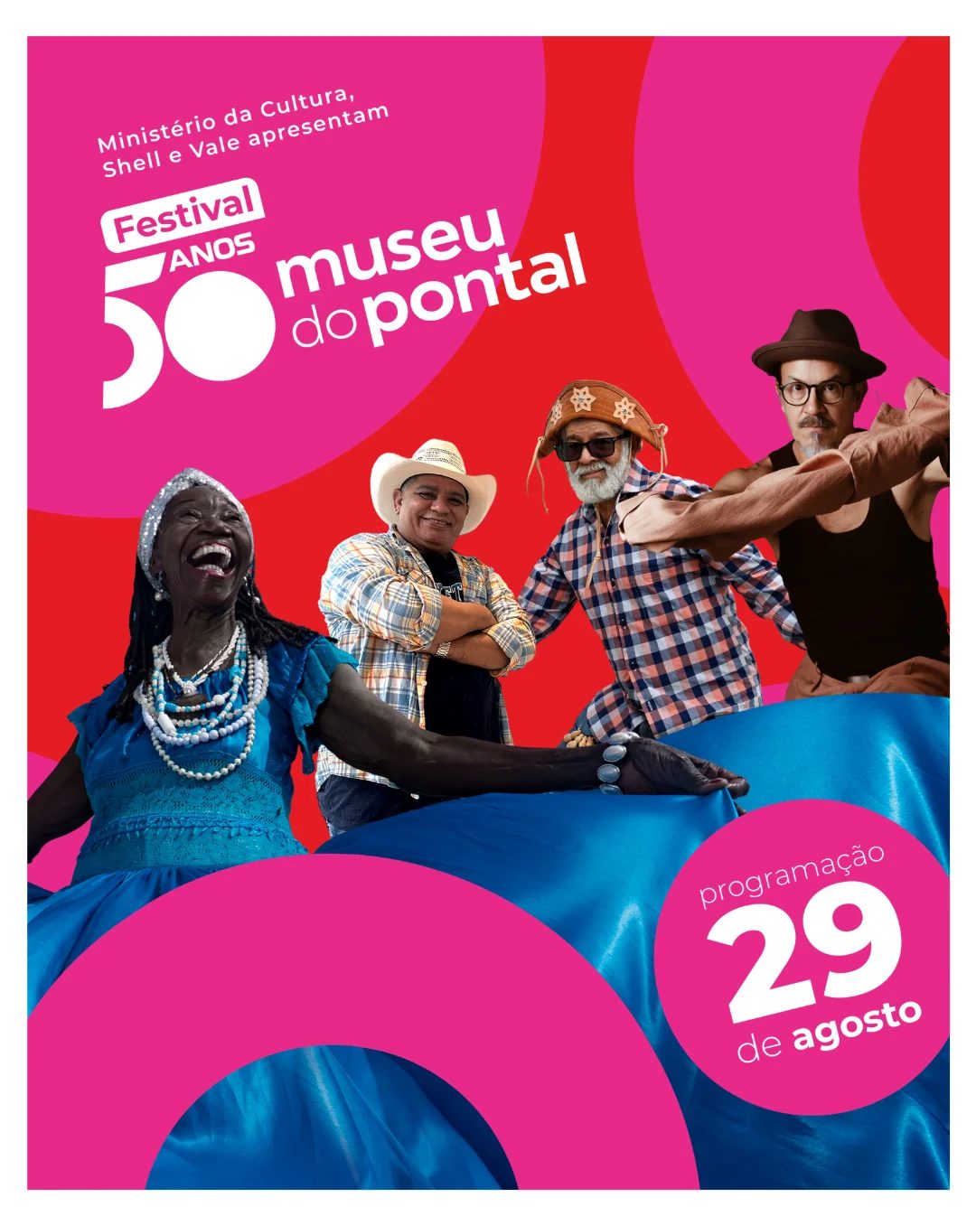 Flyer: Festival 50 Anos do Museu do Pontal