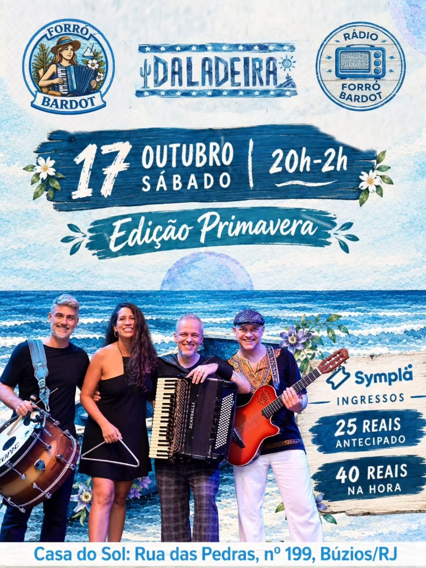 Flyer: Forró Bardot — Edição Primavera