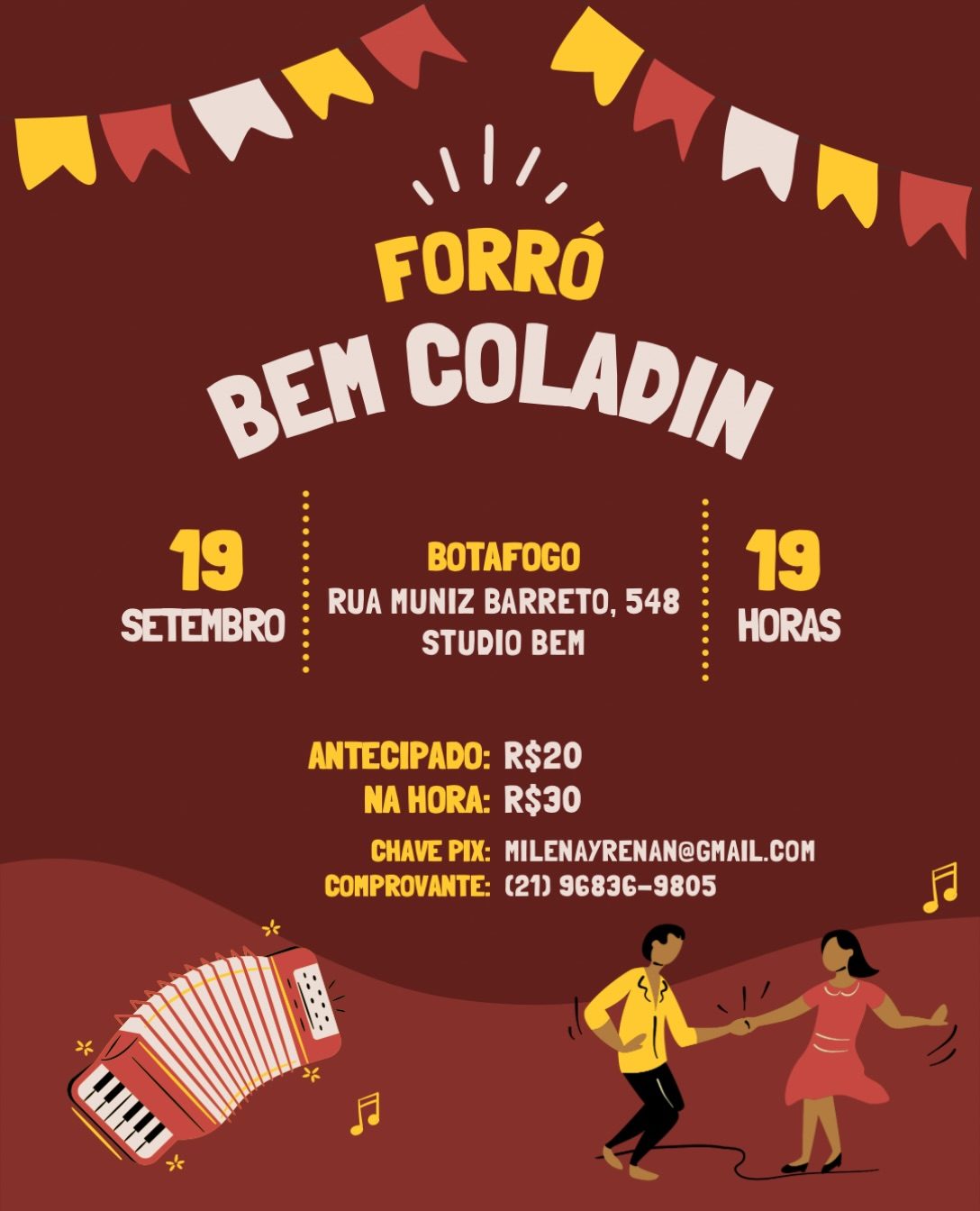 Flyer: Forró Bem Coladin