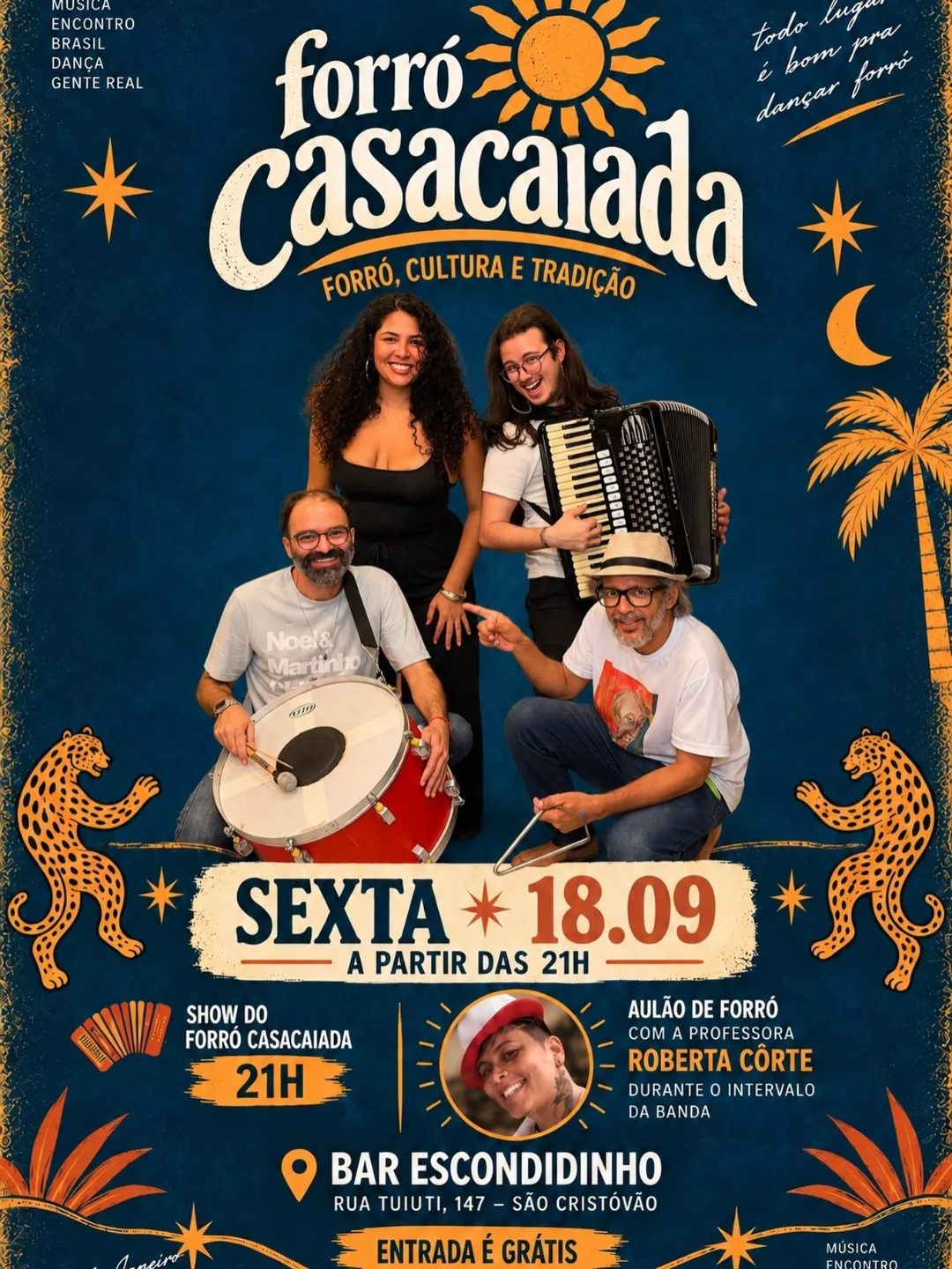 Flyer: Forró Casacaiada