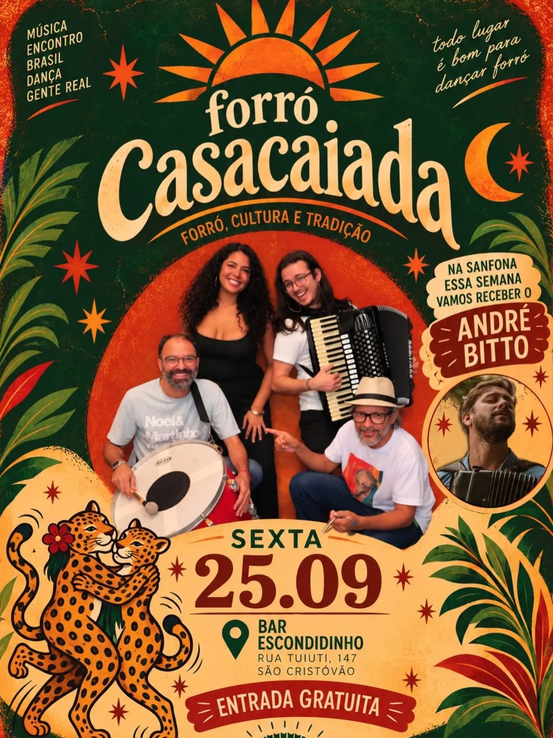 Flyer: Forró Casacaiada