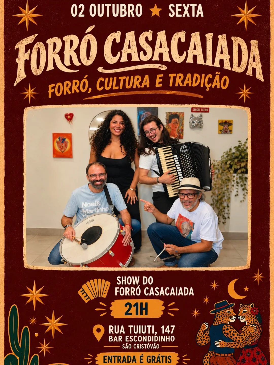 Flyer: Forró Casacaiada