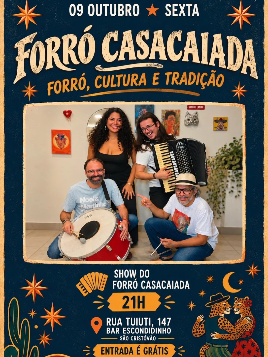 Flyer: Forró Casacaiada