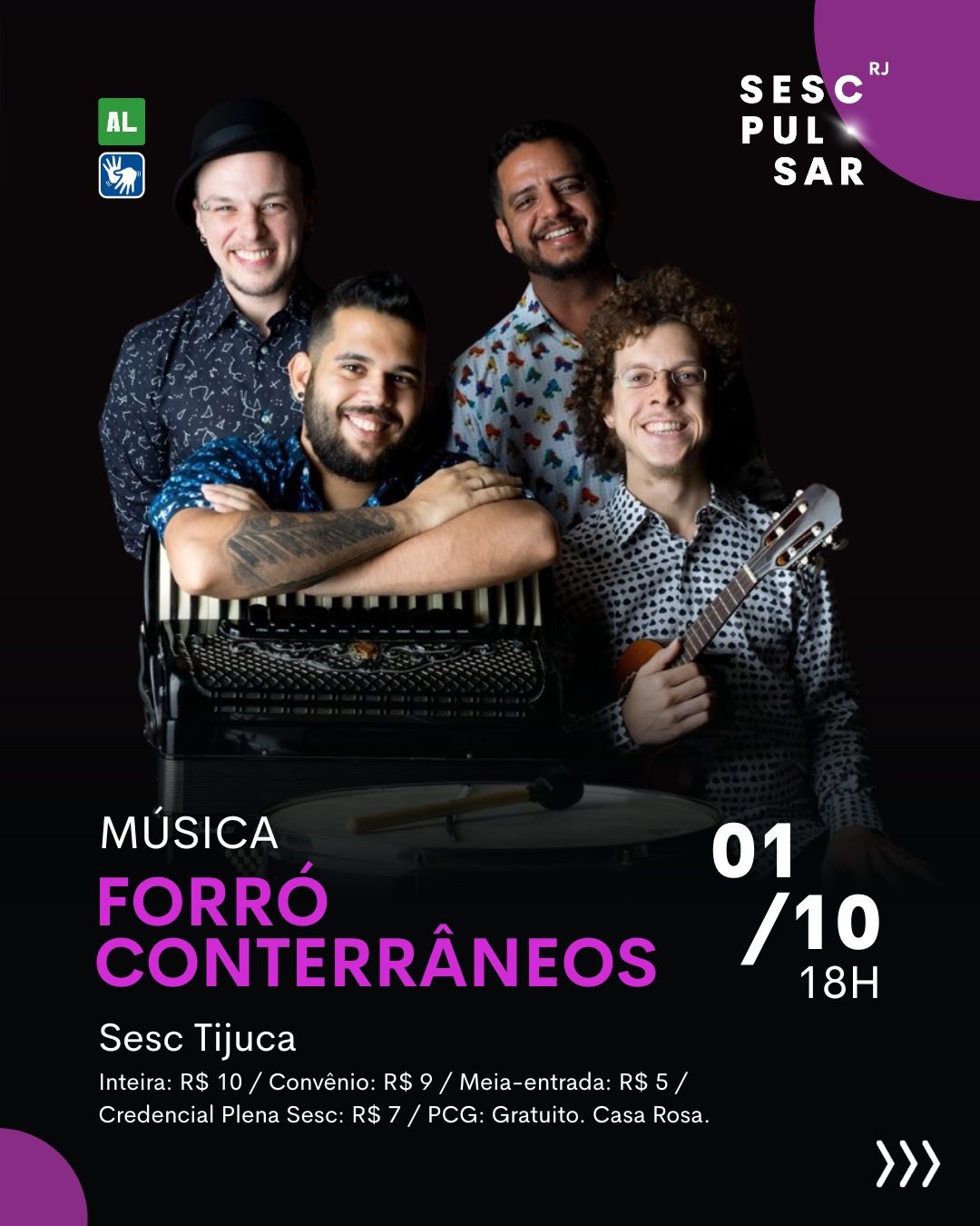 Flyer: Forró Conterrâneos