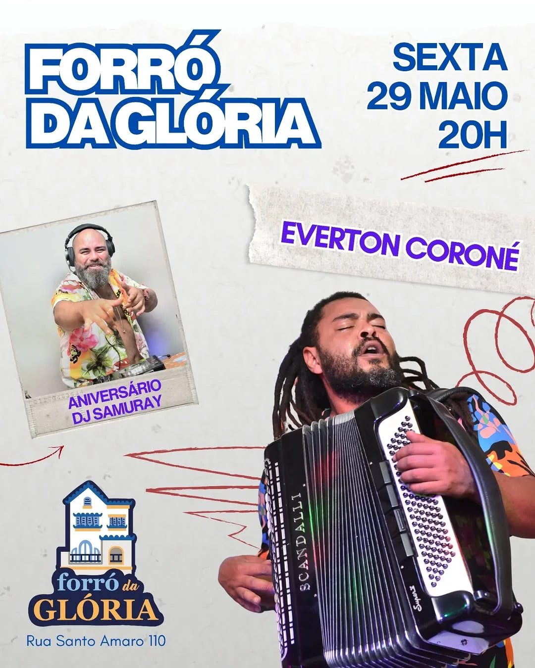 Flyer: Forró da Glória