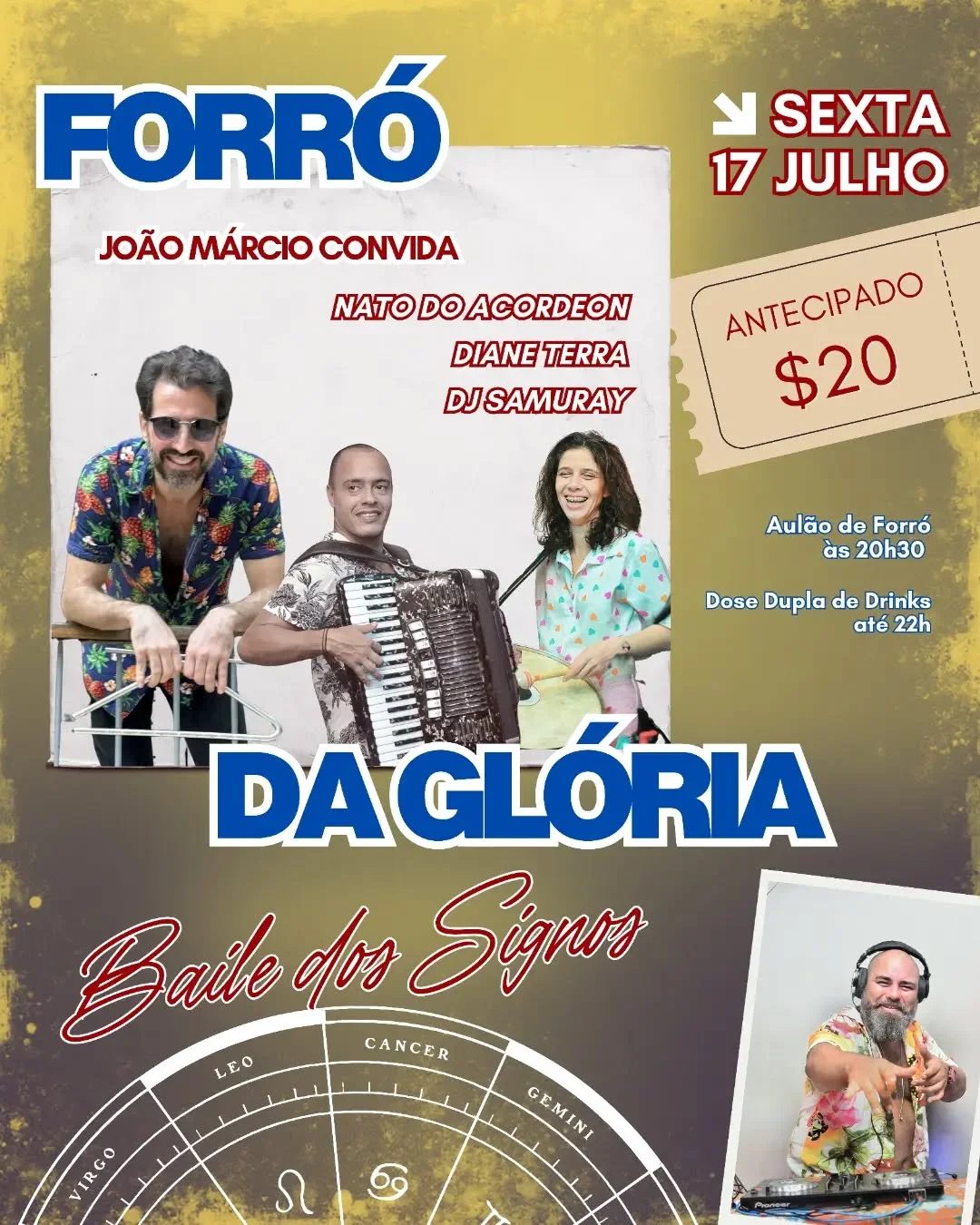 Flyer: Forró da Glória