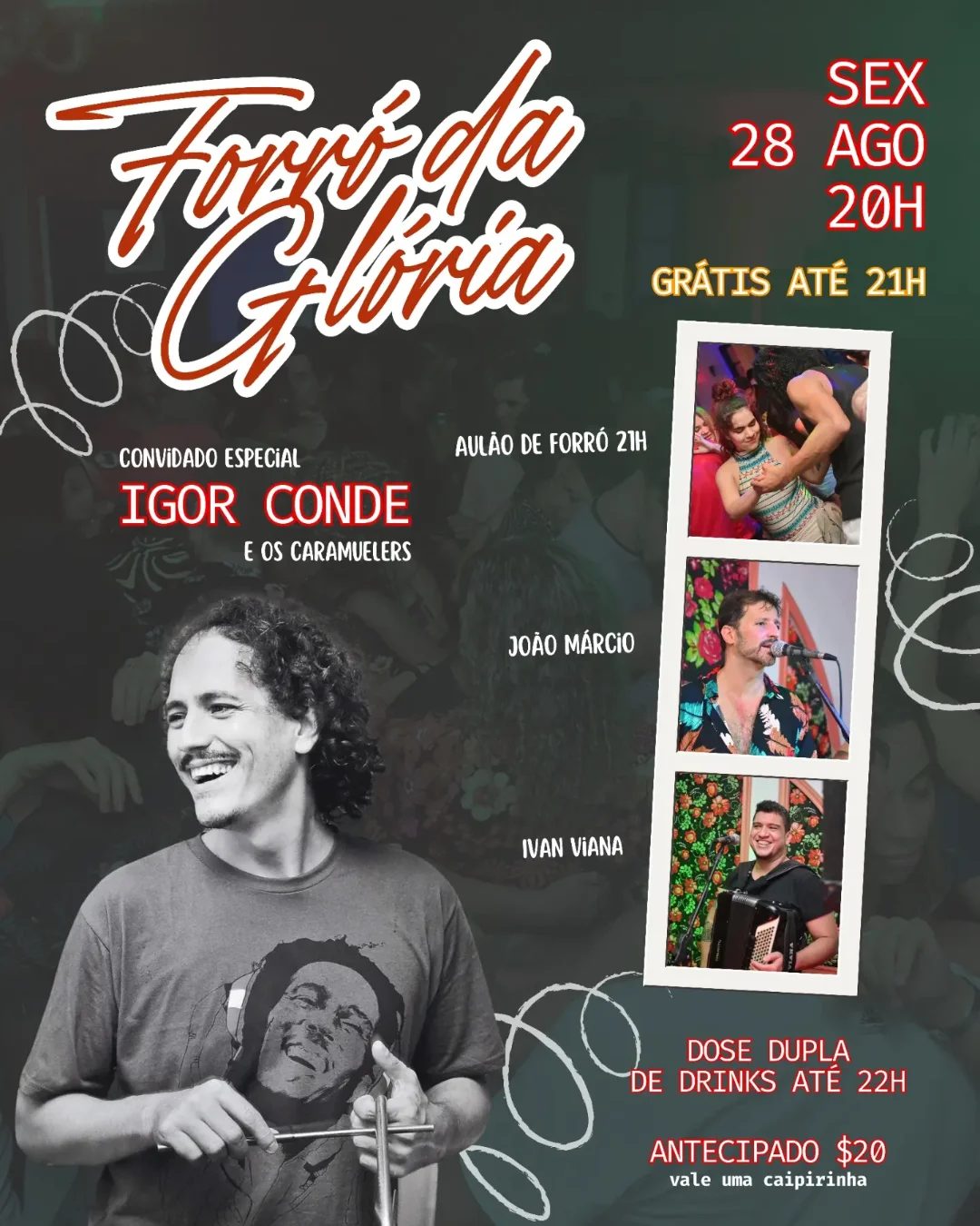 Flyer: Forró da Glória