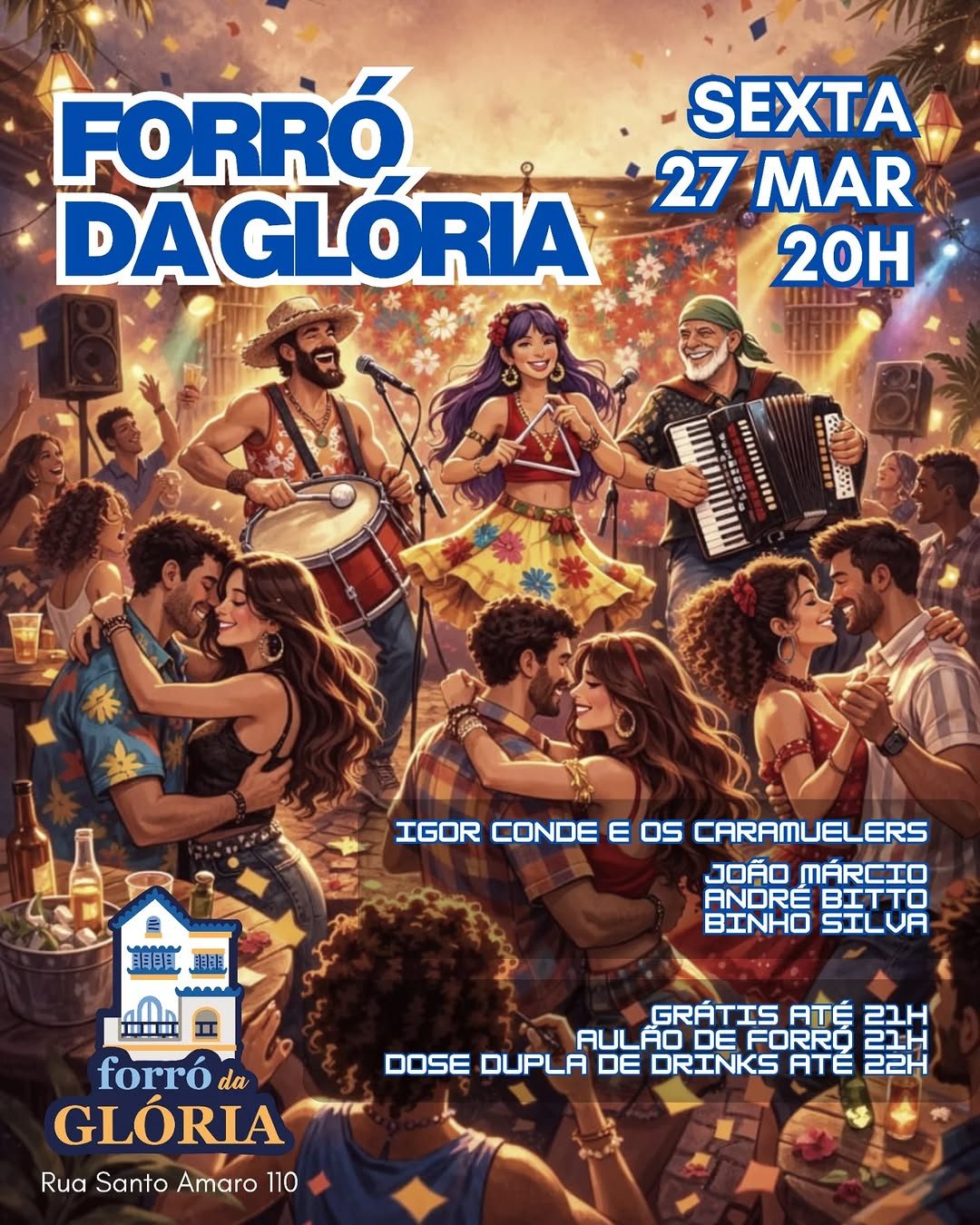 Flyer: Forró da Glória