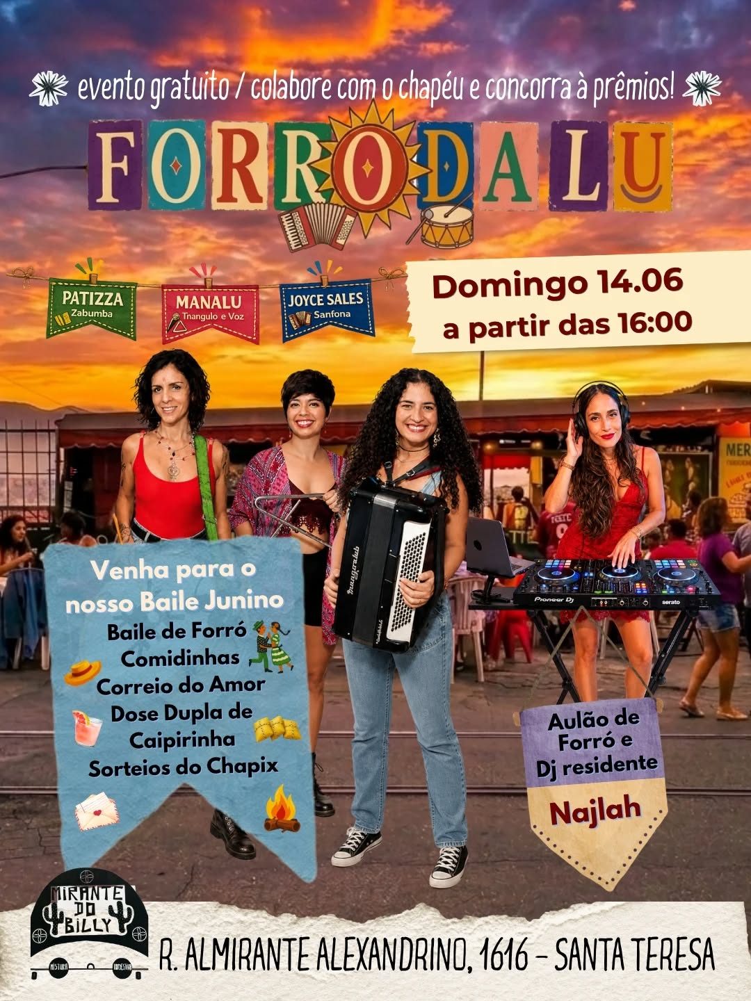 Flyer: Forró da Lu