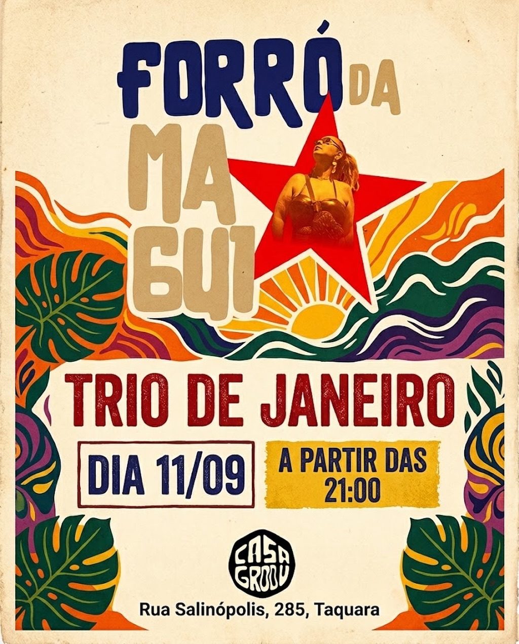 Flyer: Forró da Magui