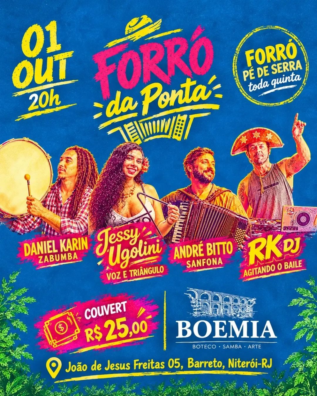 Flyer: Forró da Ponta