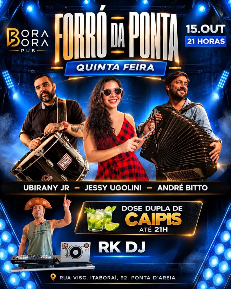 Forró da Ponta — baile de forró em Centro