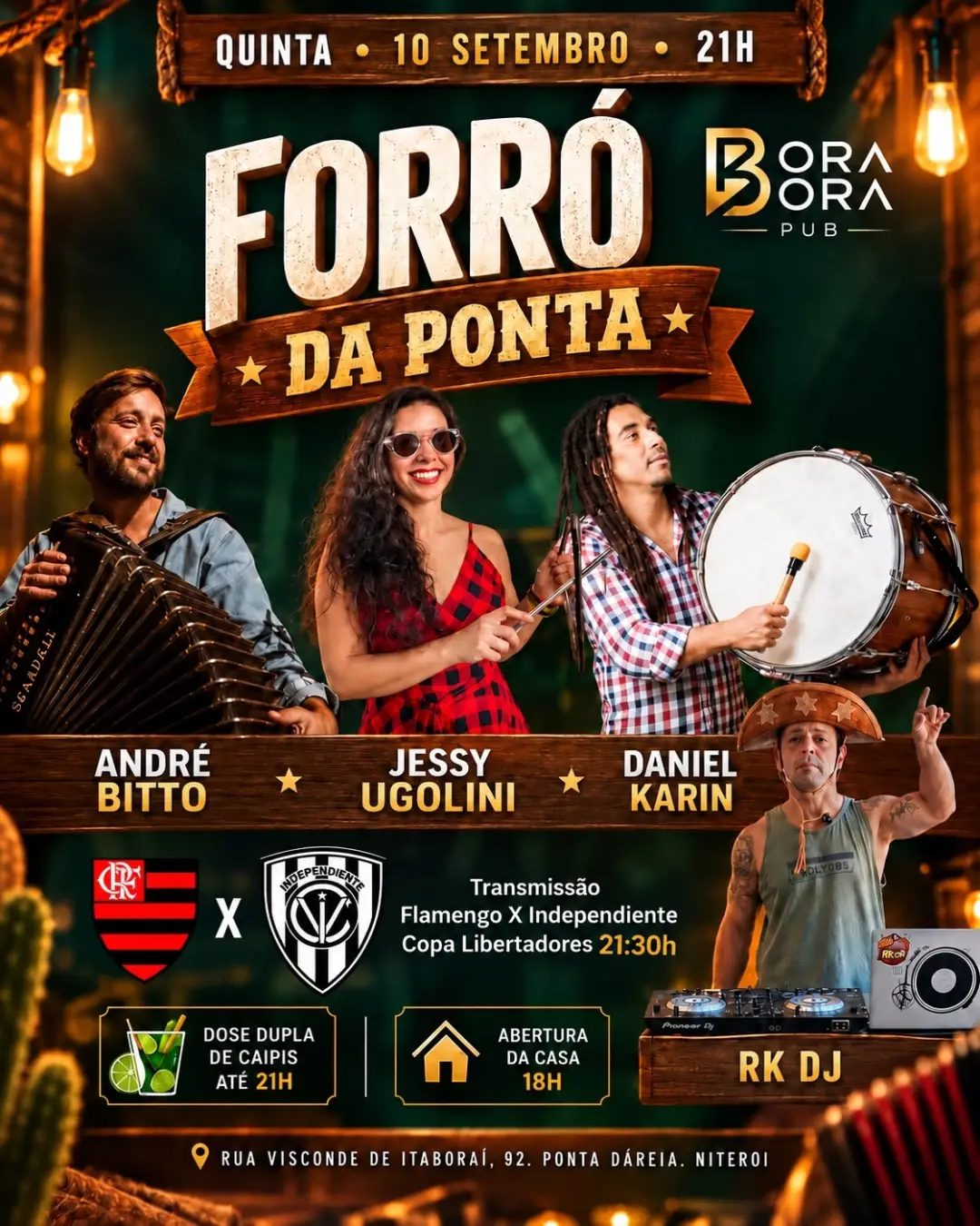 Flyer: Forró da Ponta