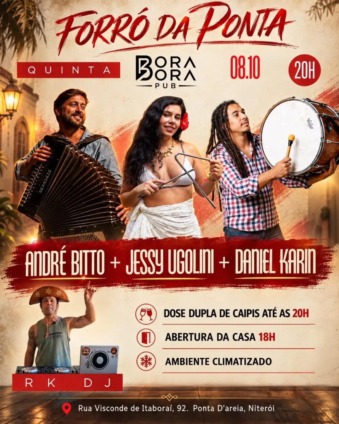 Flyer: Forró da Ponta