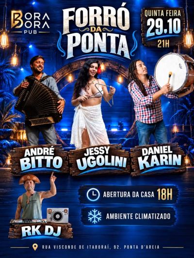 Forró da Ponta — baile de forró toda quinta-feira