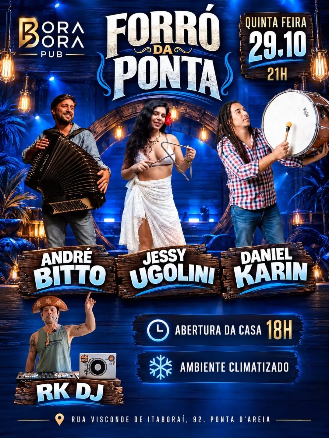 Flyer: Forró da Ponta