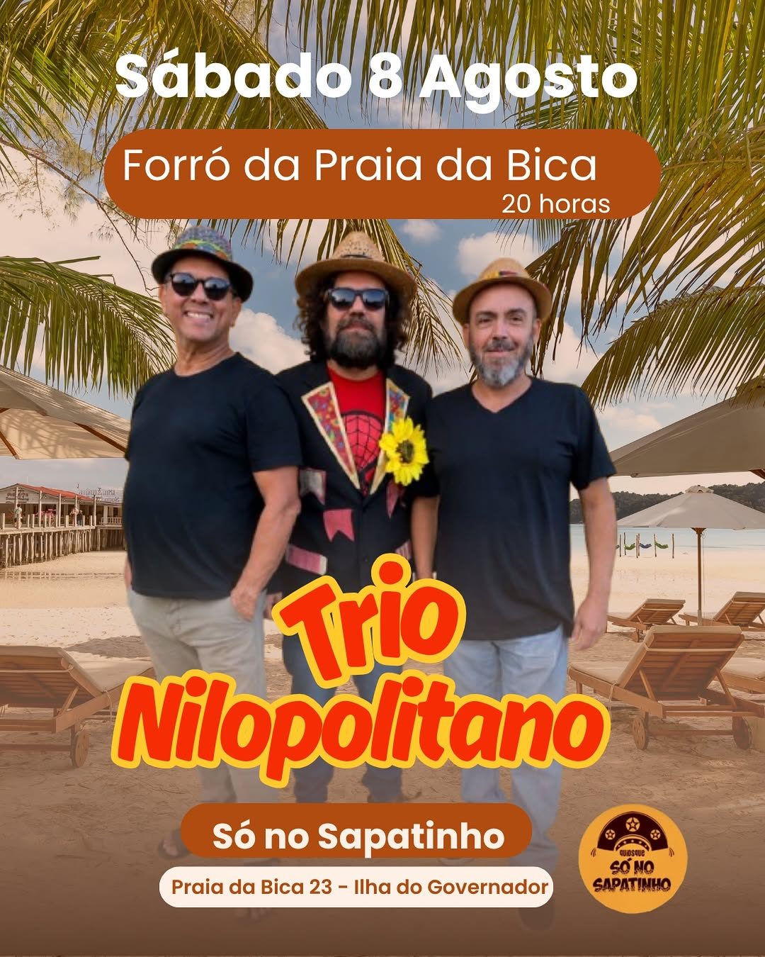 Flyer: Forró da Praia da Bica