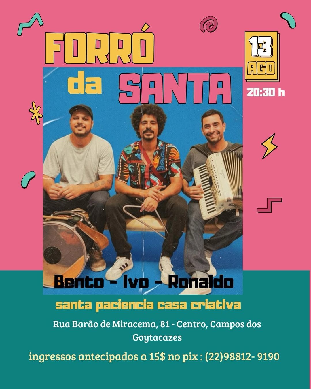 Flyer: Forró da Santa