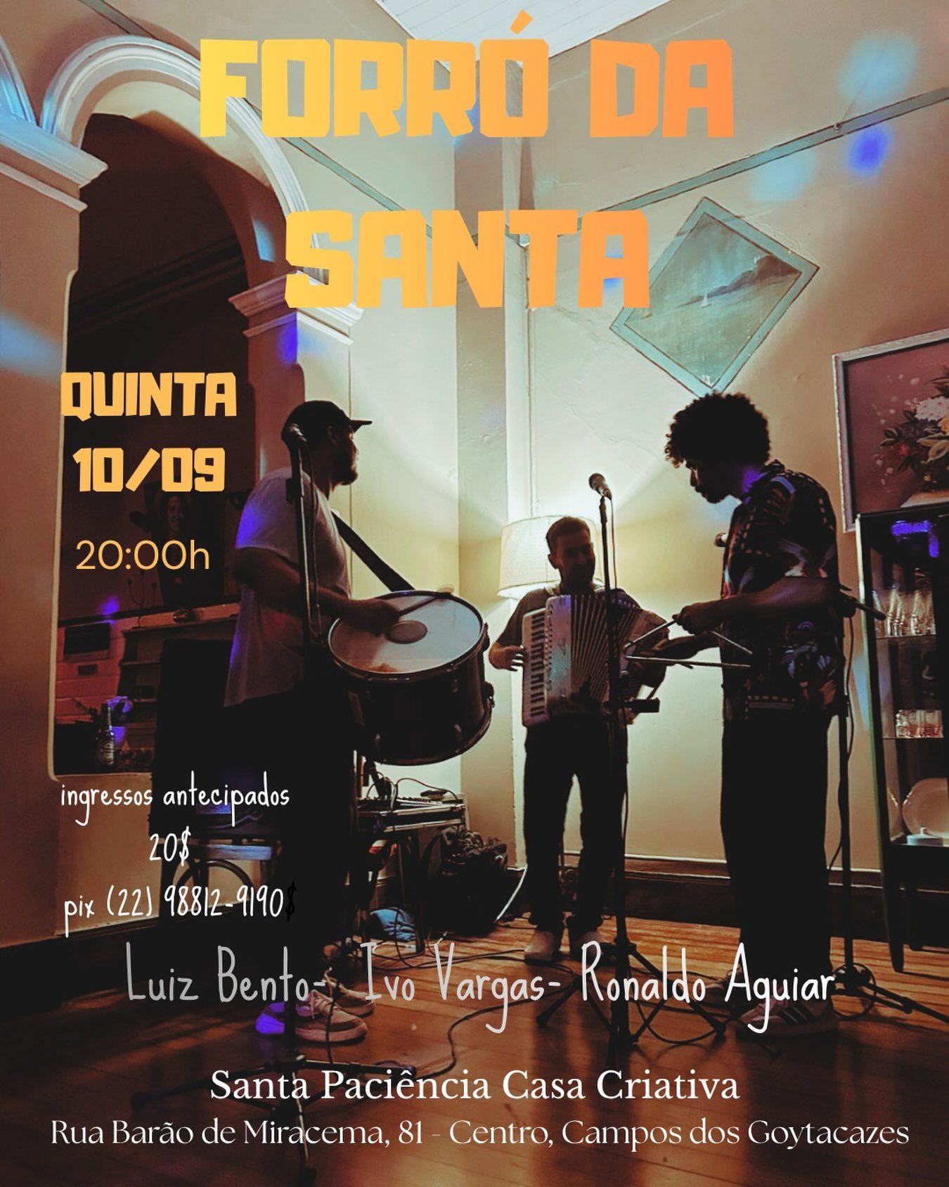 Flyer: Forró da Santa