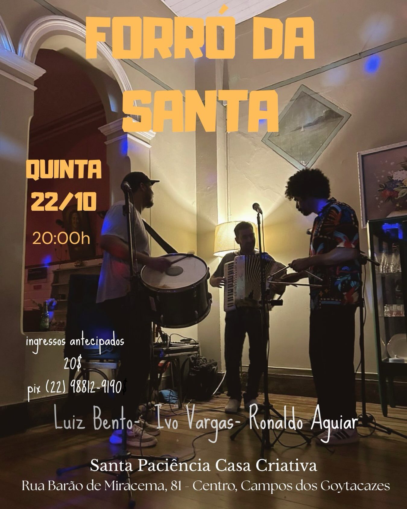 Flyer: Forró da Santa