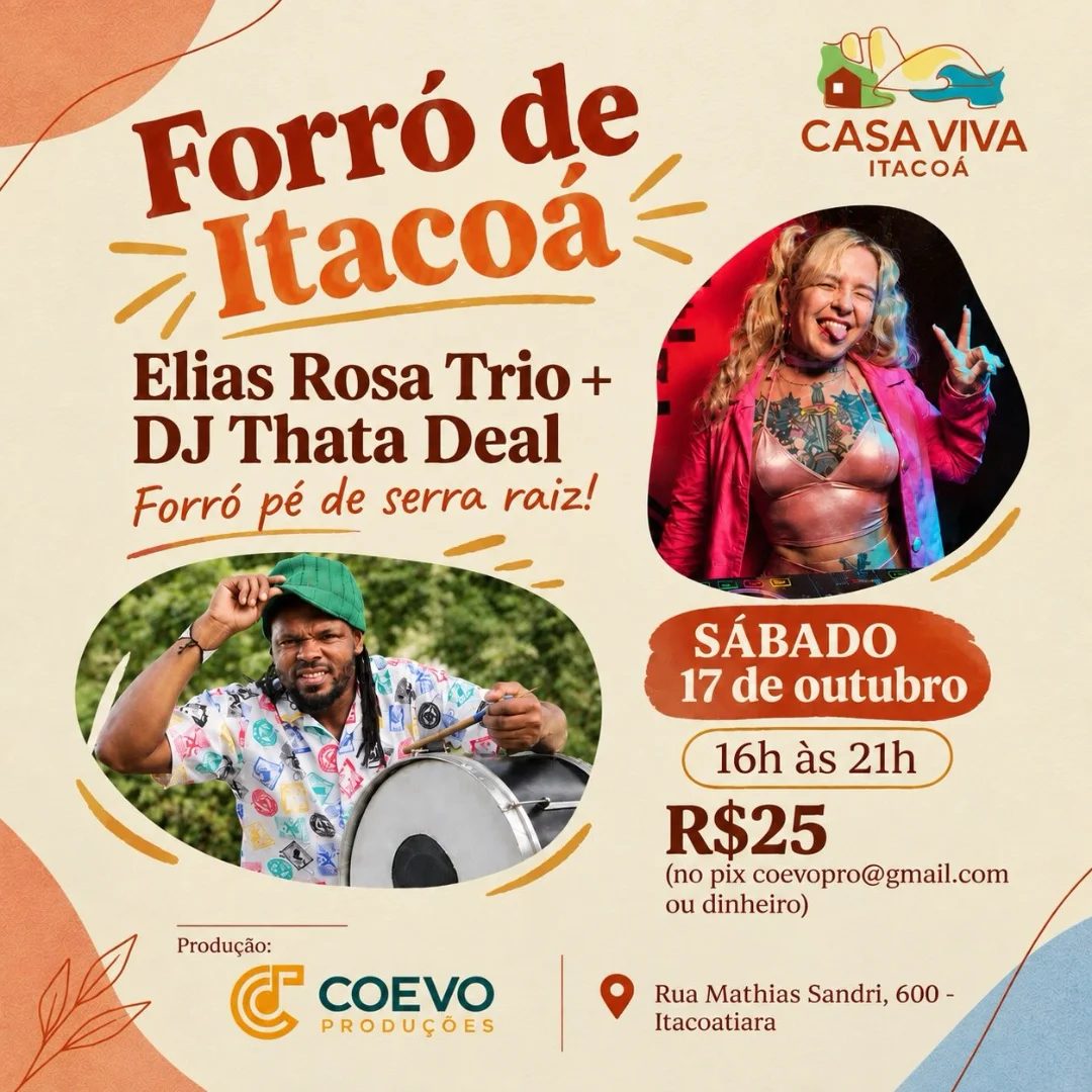 Flyer: Forró de Itacoá