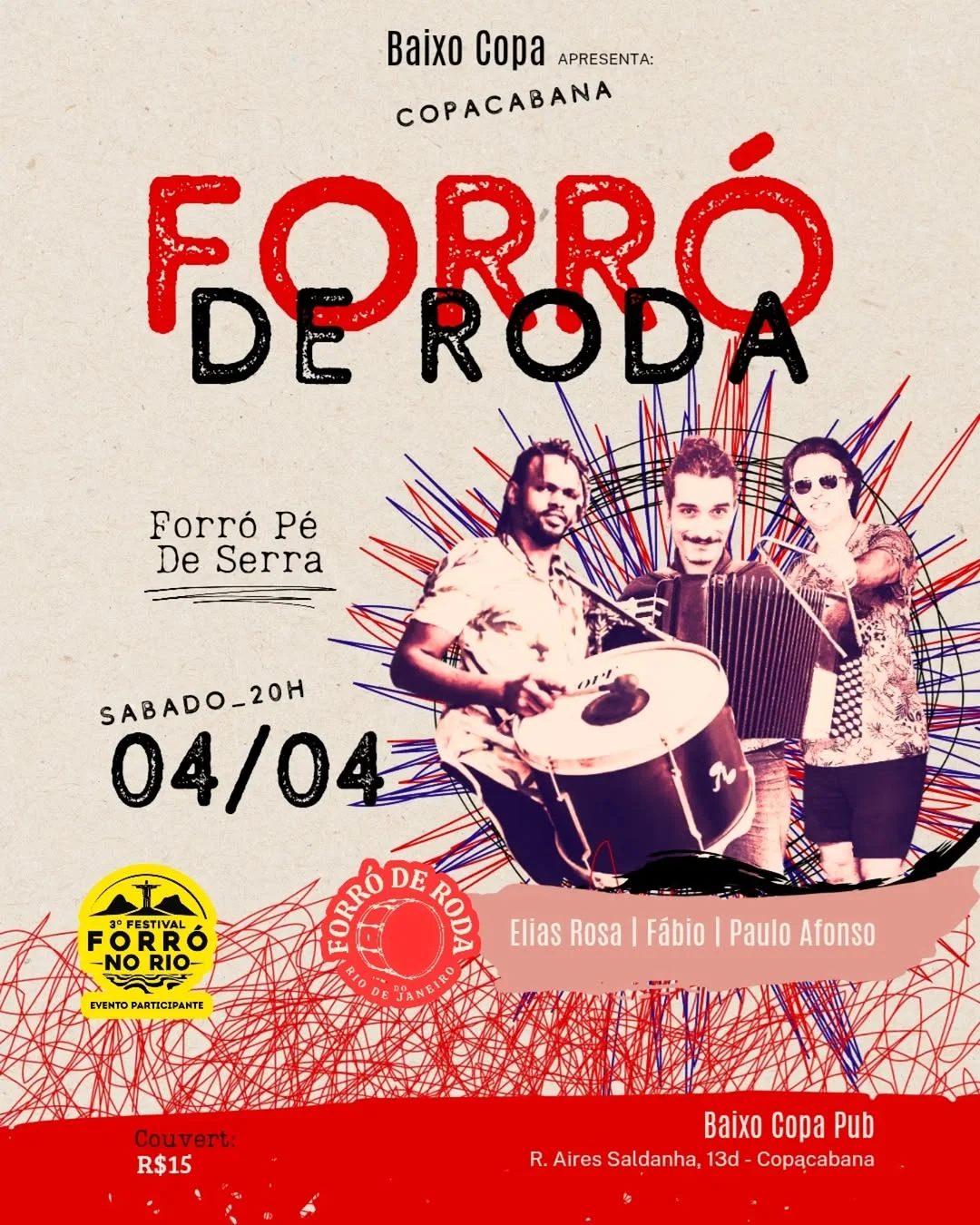 Flyer: Forró de Roda