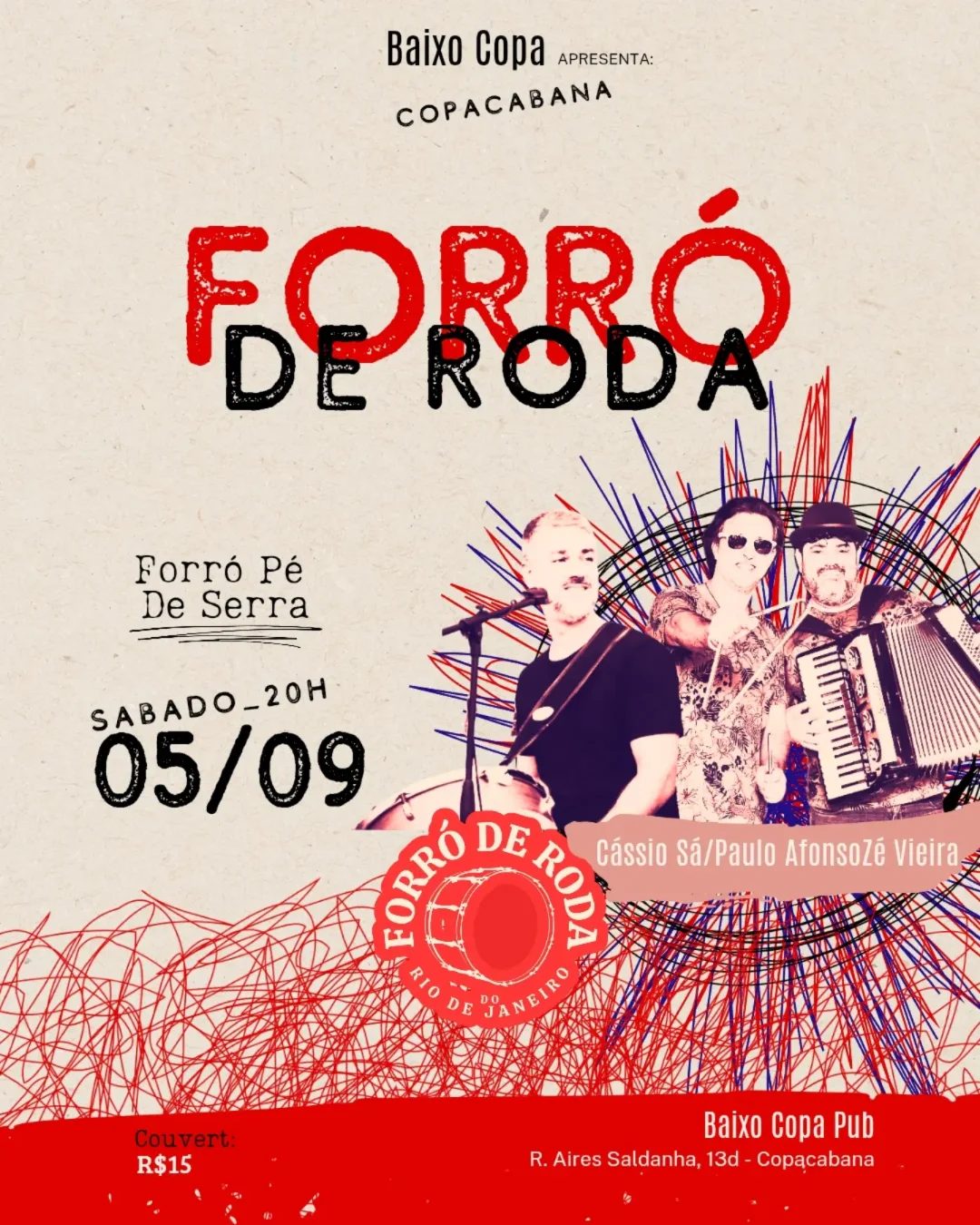 Flyer: Forró de Roda