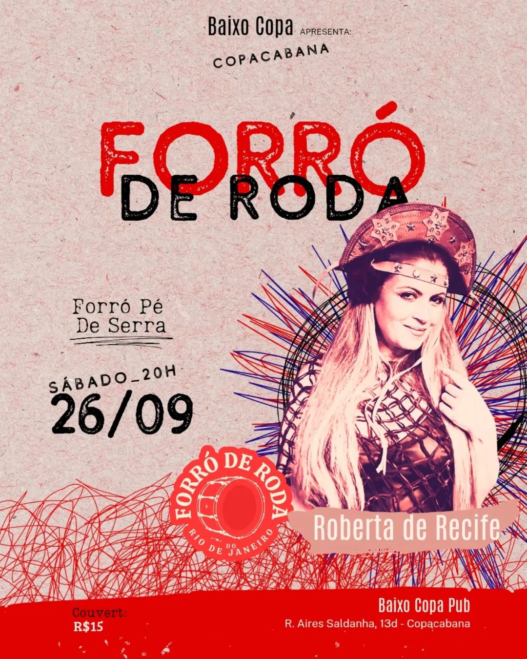 Flyer: Forró de Roda