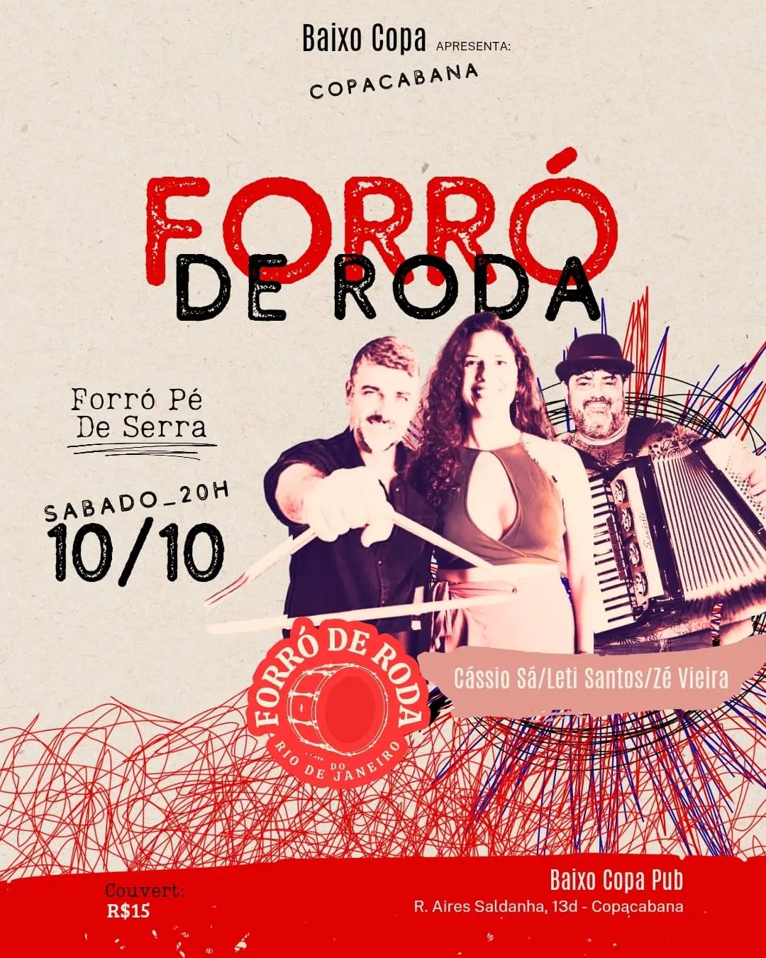 Flyer: Forró de Roda