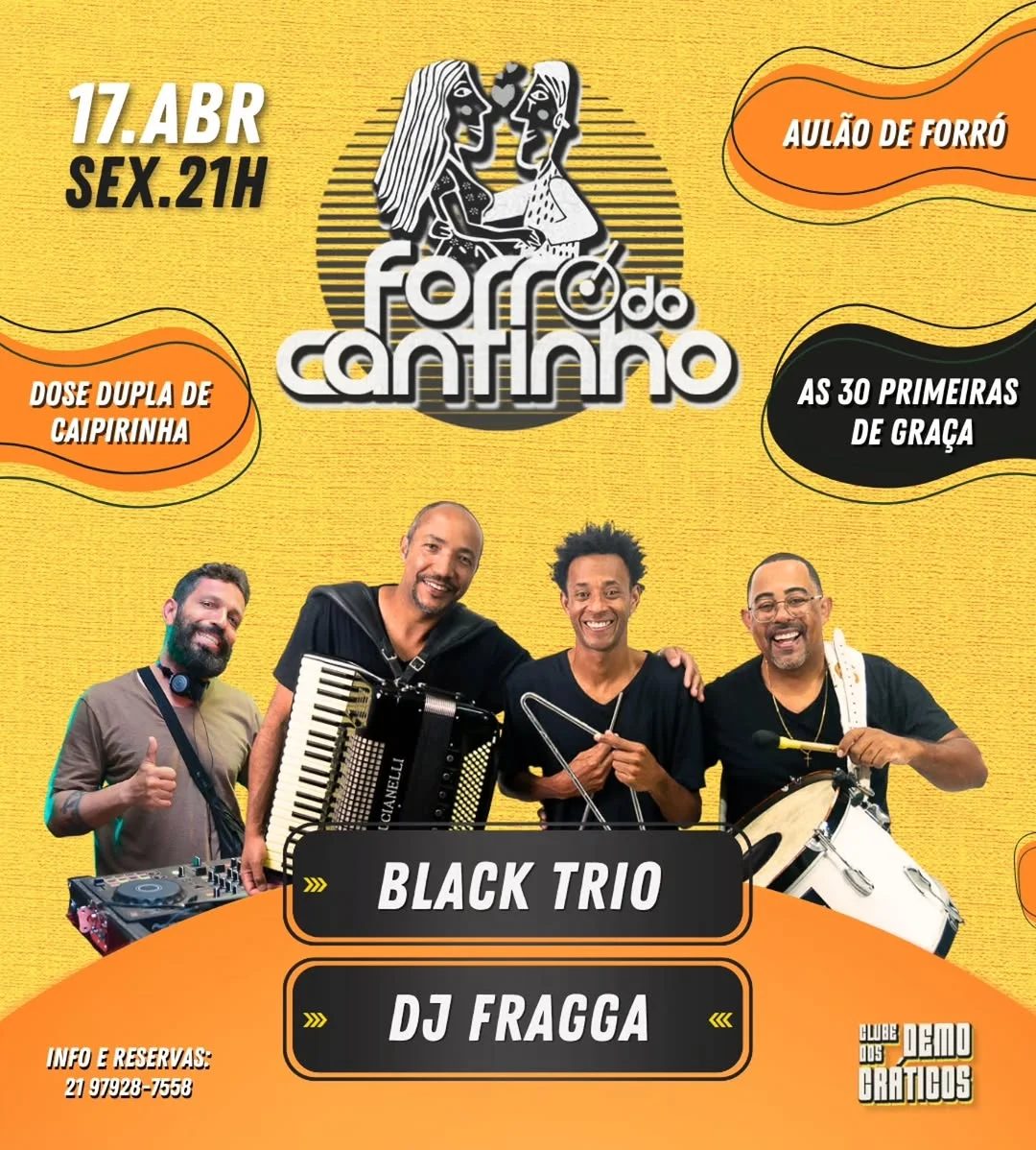 Flyer: Forró do Cantinho