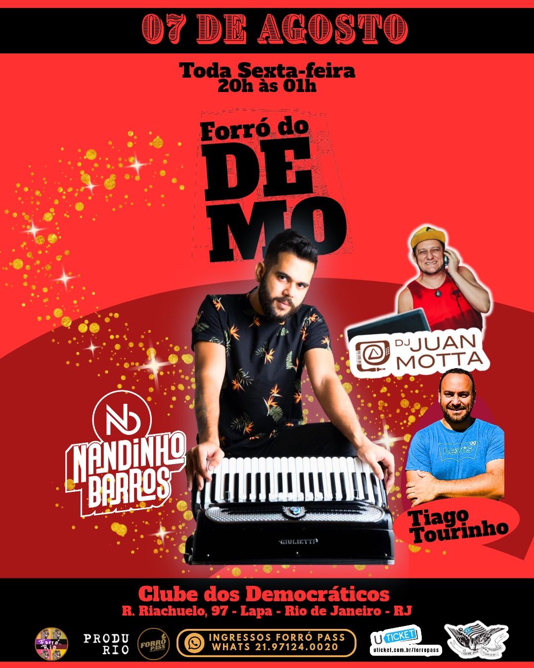 Flyer: Forró do DEMO