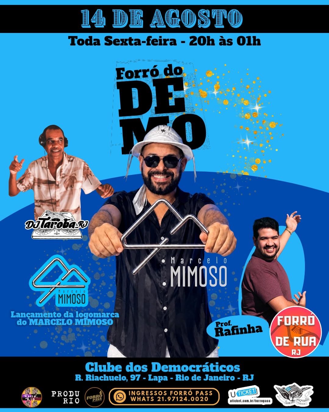 Flyer: Forró do DEMO