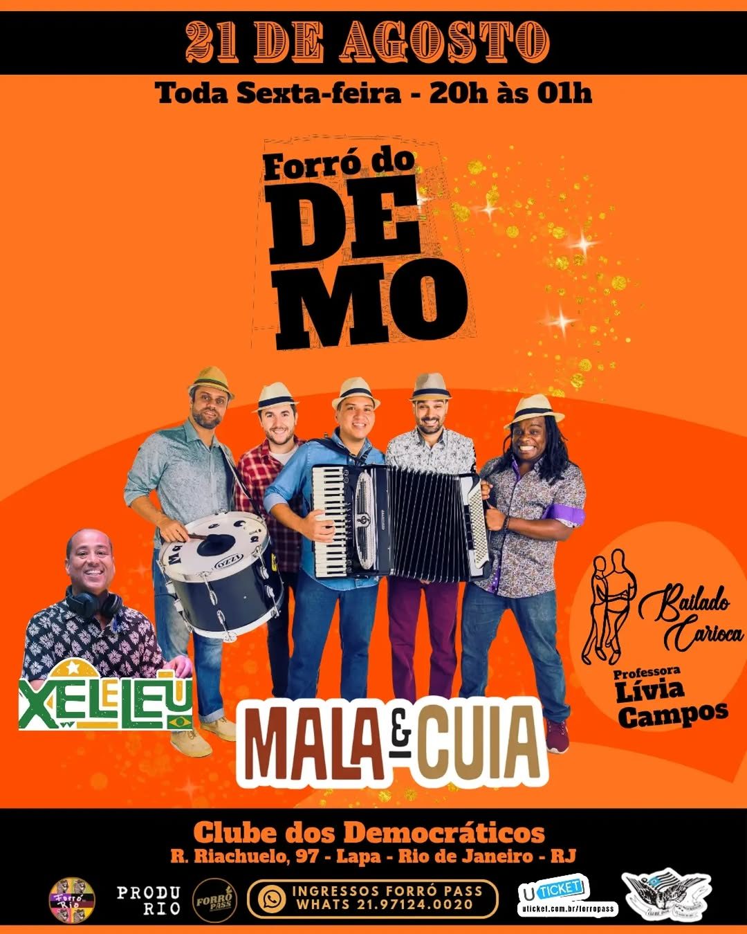 Flyer: Forró do DEMO