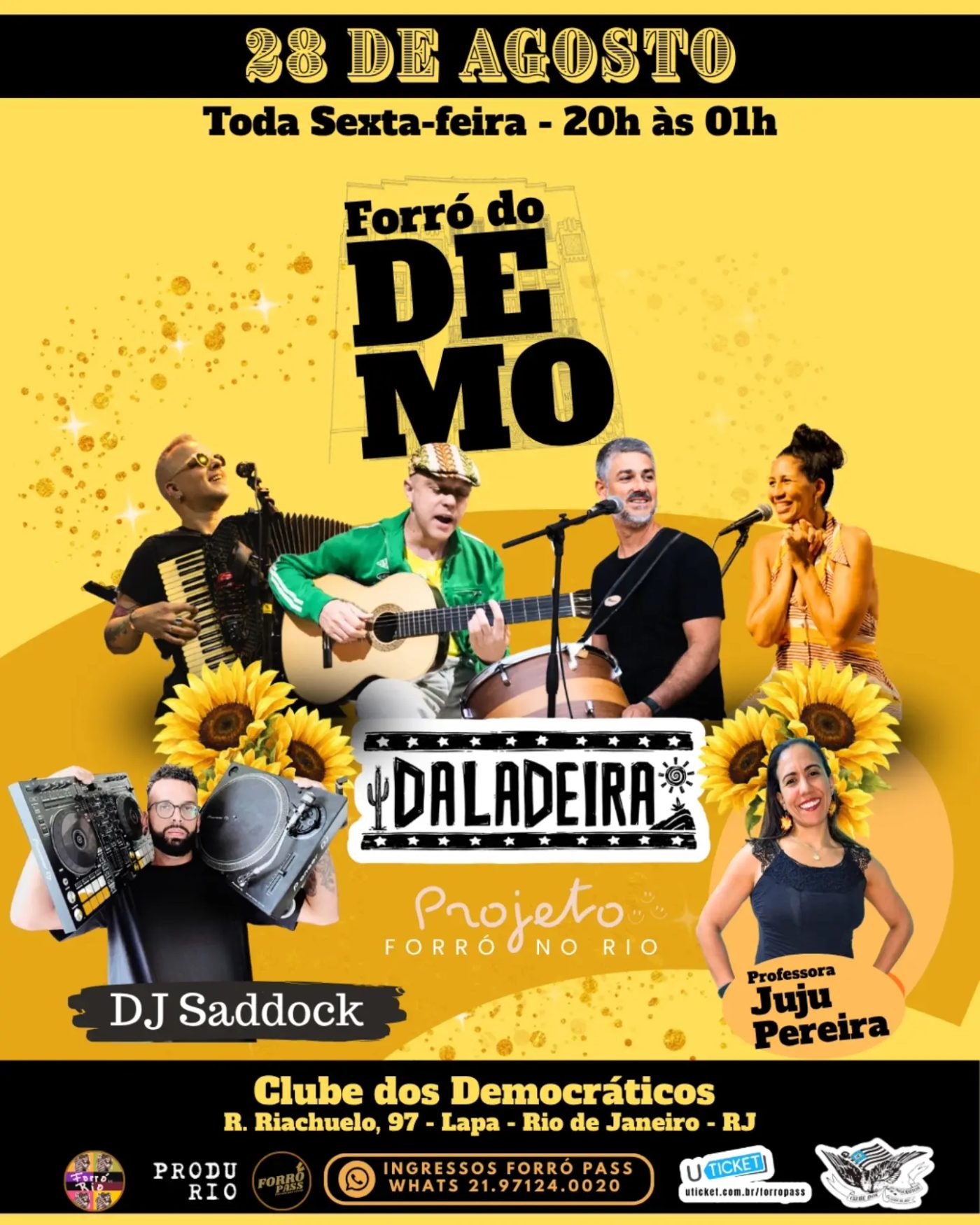 Flyer: Forró do DEMO