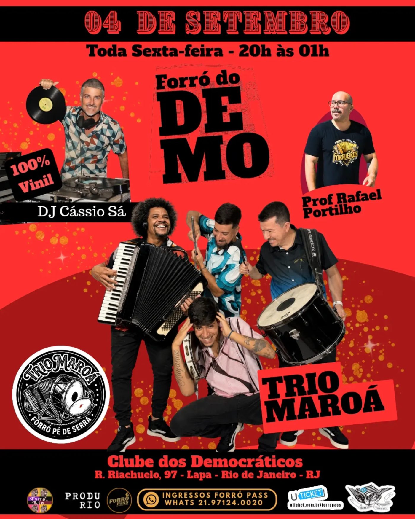 Flyer: Forró do DEMO