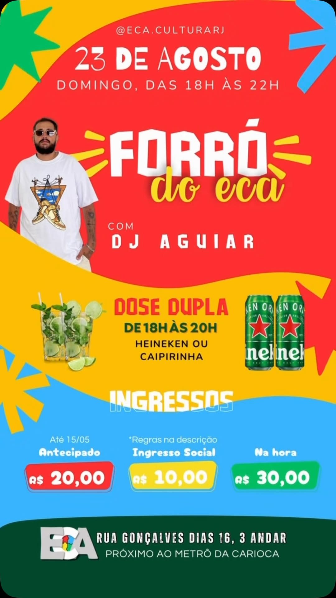 Flyer: Forró do ECA