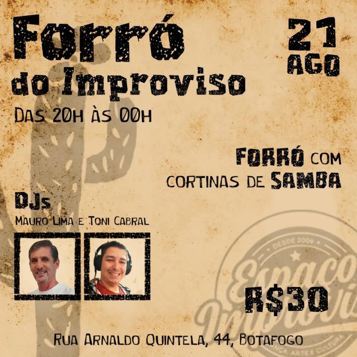 Flyer: Forró do Improviso