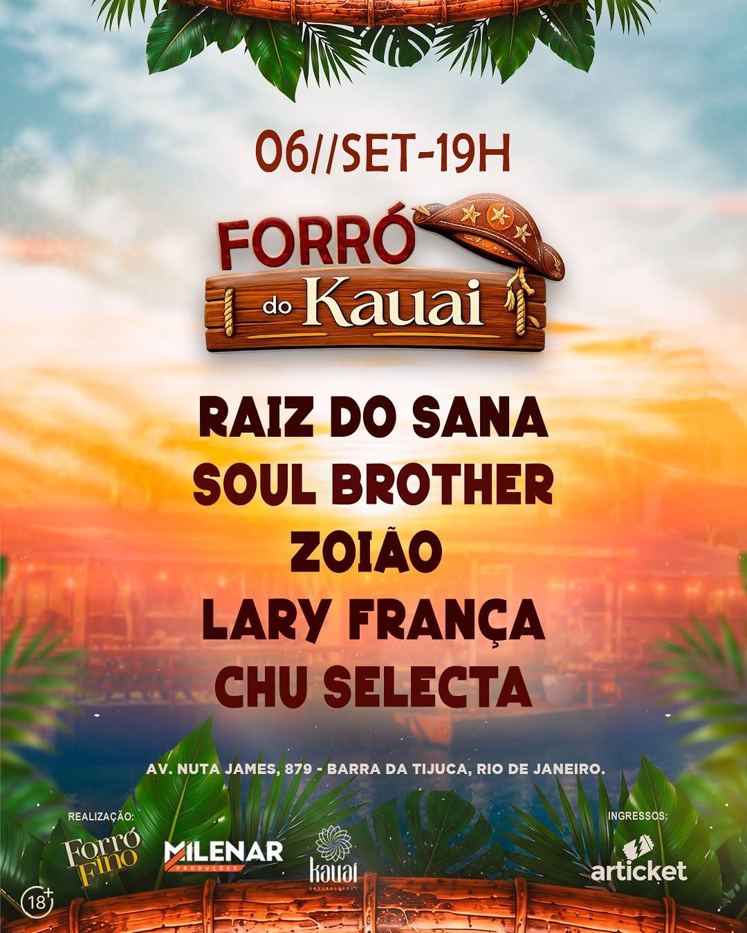 Flyer: Forró do Kauai