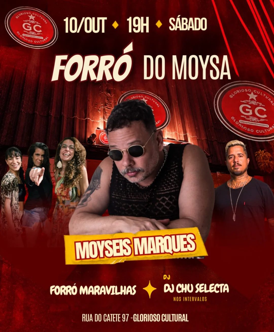 Flyer: Forró do Moysa