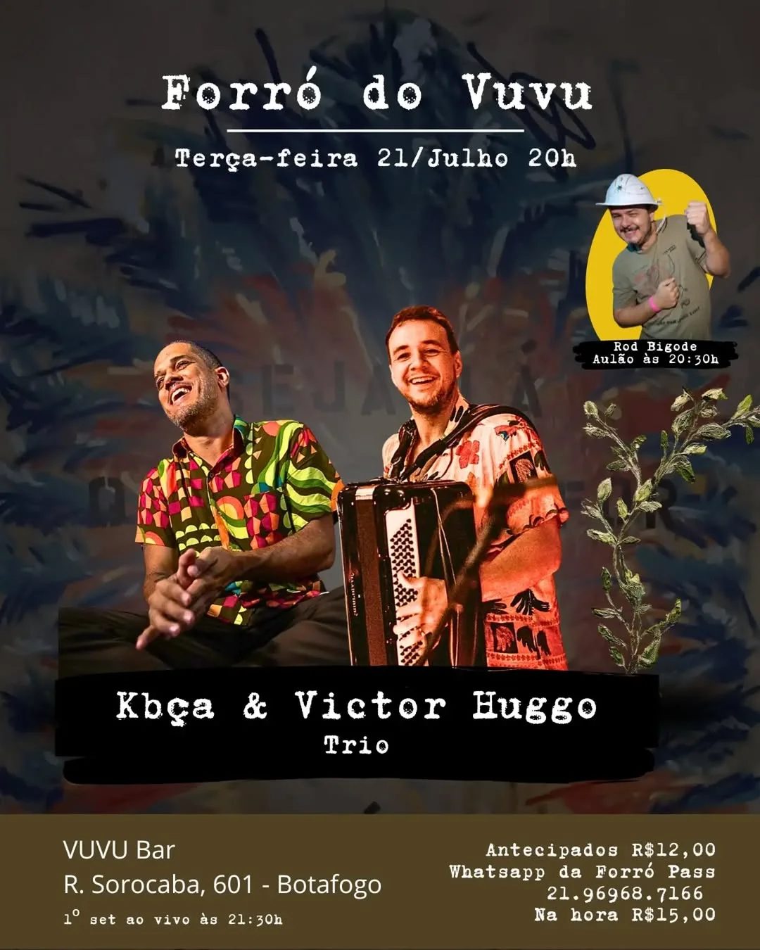 Flyer: Forró do Vuvu