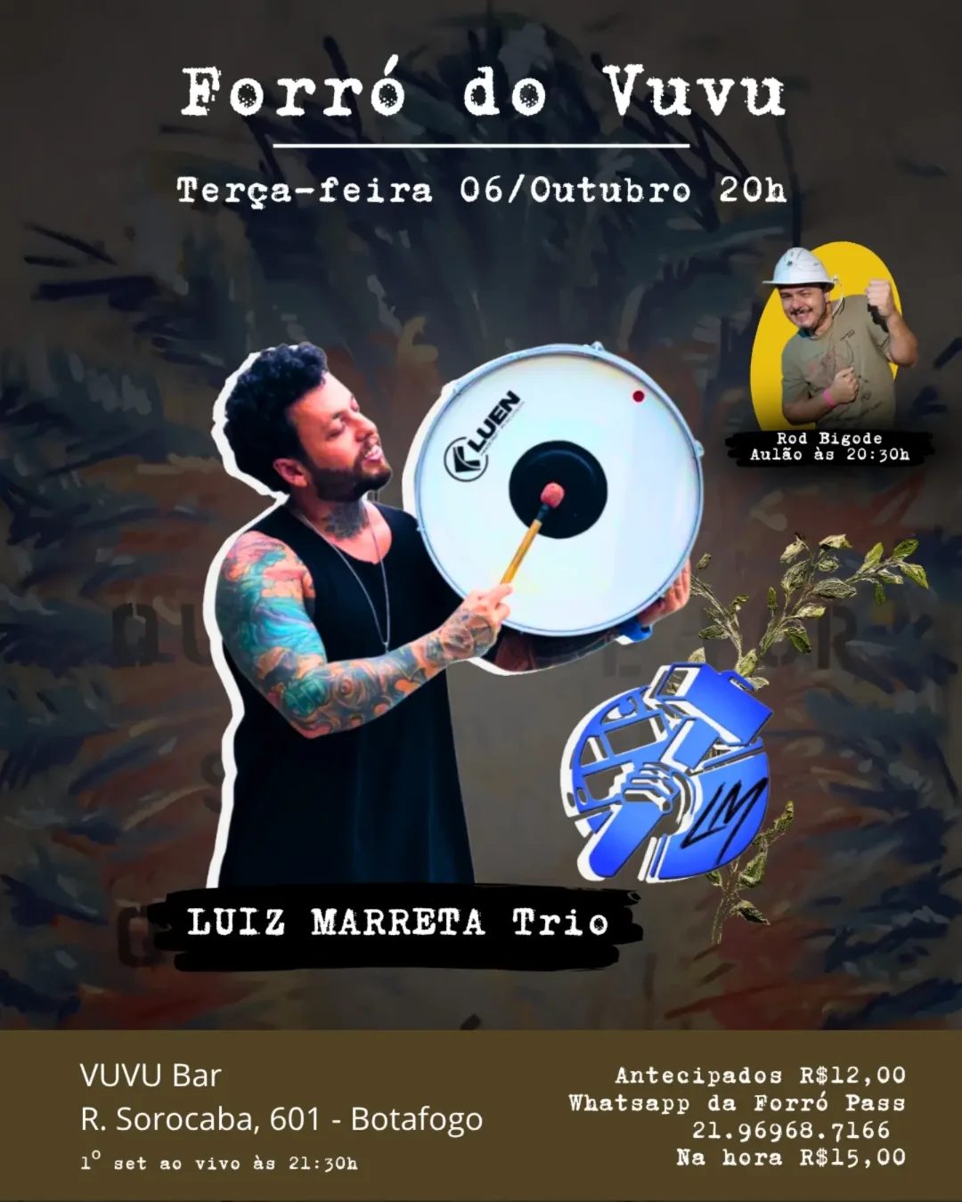 Flyer: Forró do Vuvu