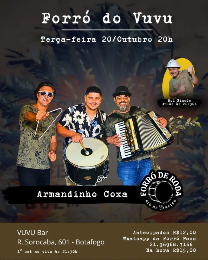 Forró do Vuvu — baile de forró em Botafogo