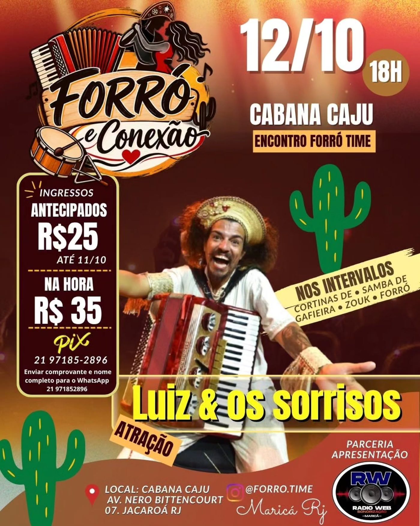 Flyer: Forró e Conexão